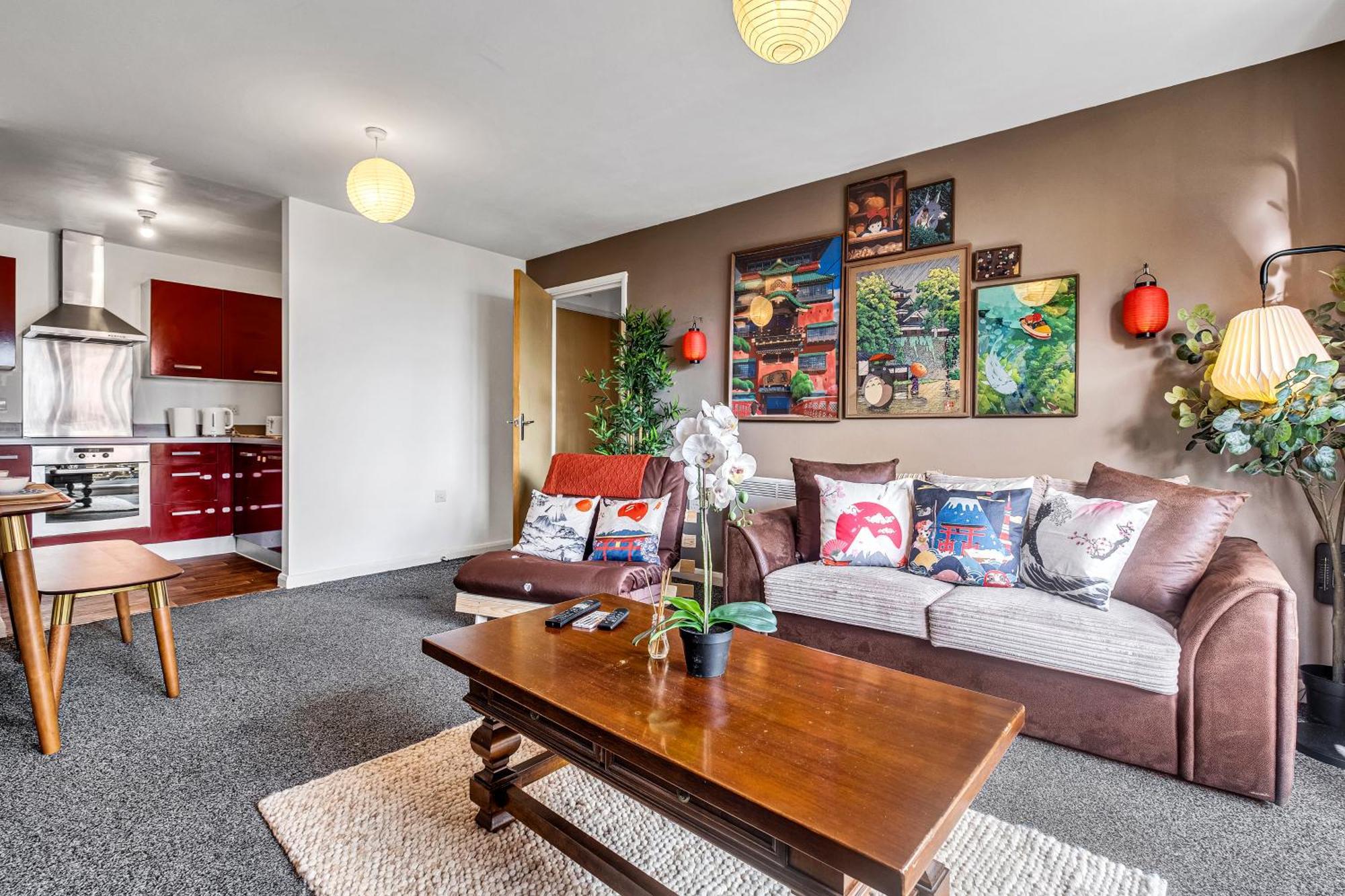 Anime Suite - Central And Free Parking With Netflix Birmingham Buitenkant foto